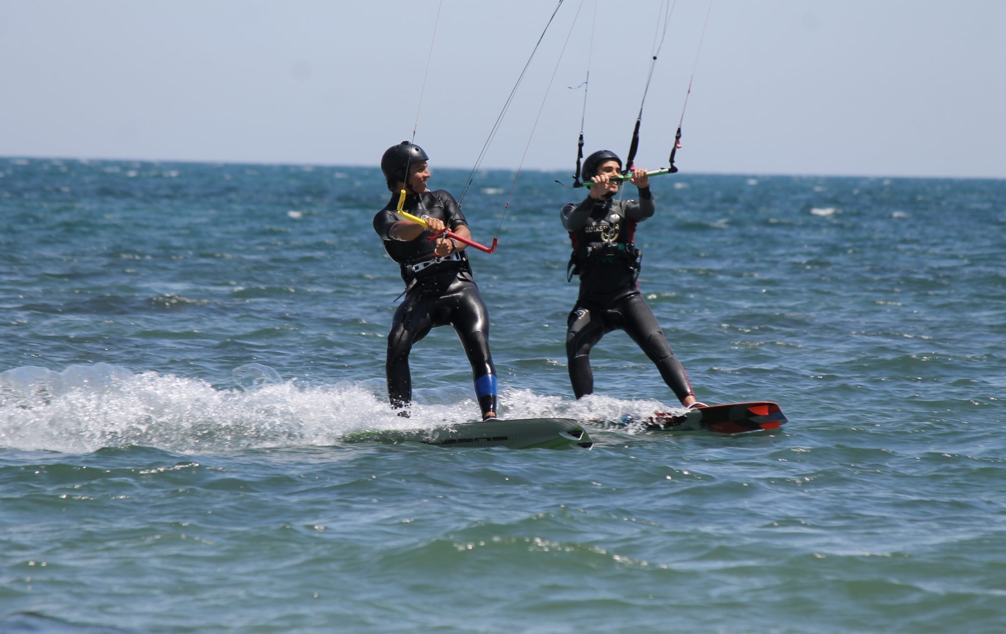Fortgeschrittene Kitesurfkurse für Fortgeschrittene in Punta Trettu, Sardinien